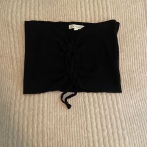 Black Hearts black tie bandeau, size S